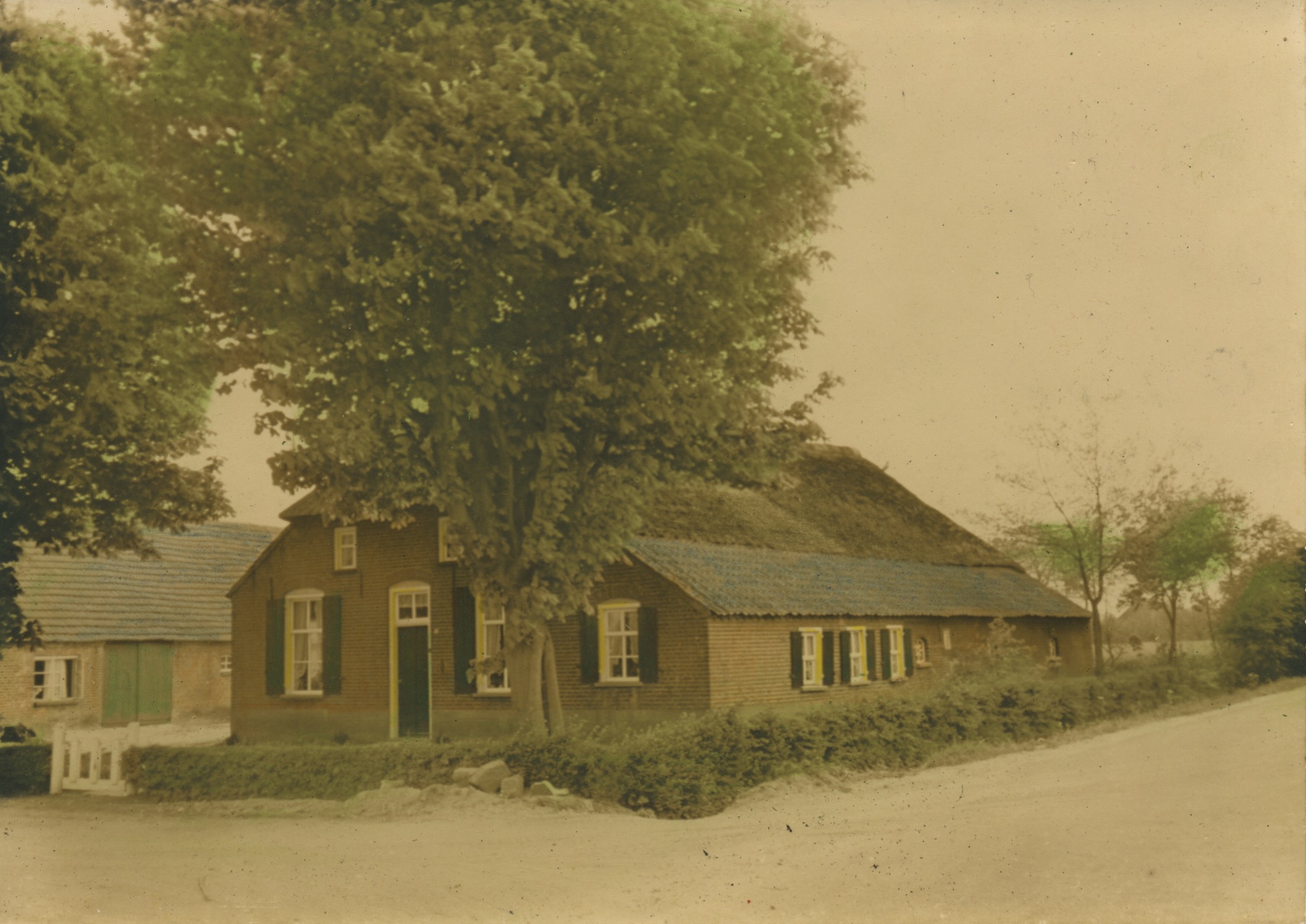 De boerderij met schuur in 1940